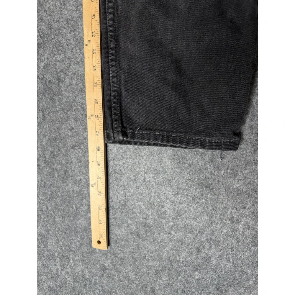 Vintage 2000 Levis 550 Relaxed Fit Tapered Leg Black Denim‎ Jeans Mens 36x30